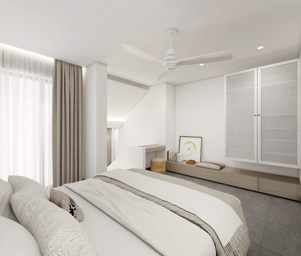 Ramnus maisonette bedroom