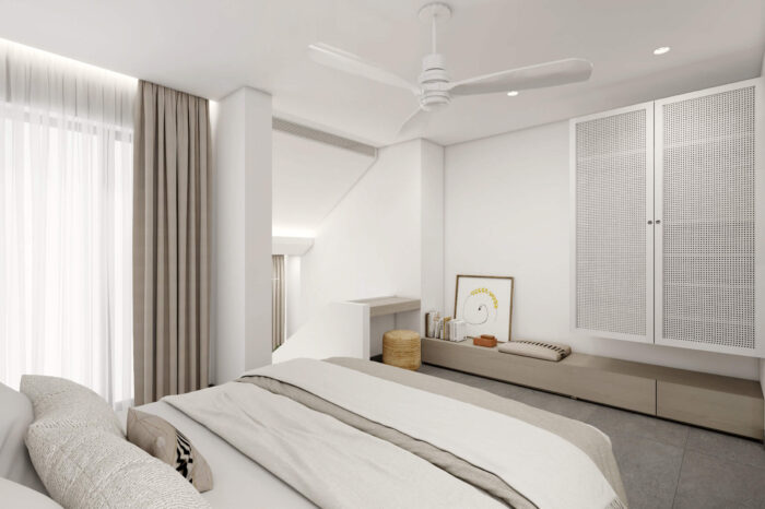 Ramnus maisonette bedroom